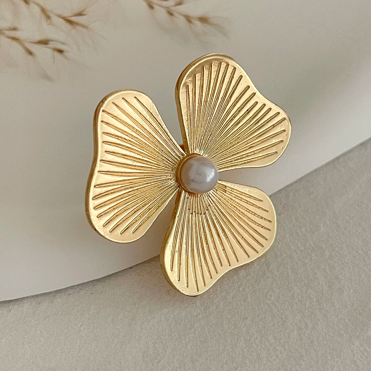 Ingemark 20 Styles Boho Unique Gold Color Petal Flower Rings for Women Punk Geometric Adjustable Rings Couple New Year Jewelry