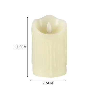 1 Pc Electronic Candle Lights Simulation Of Plastic Candles Wedding Party Birthday Decorations Family Ornaments Decorations