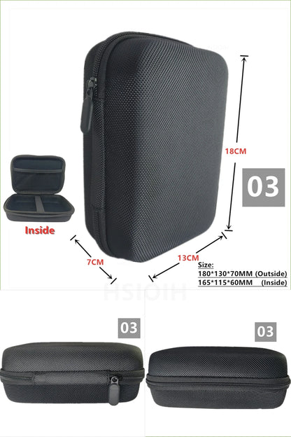 Digital Multimeter Bag Tool Bag Black For headphone Bag Shockproof Bag EVA Box Case Earphone Data Storage Bag Pocket Toolk