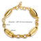 B Gold Bracelet