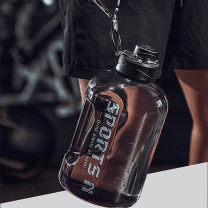 1.7L/2.7L Portable Large Capacity Water Bottle Sports Water Bottle Gym Cycling Cup For Fitness Camping Men Water Kettle